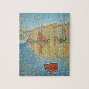 De Rode Ton door Paul Signac, Vintage Pointillisme Legpuzzel