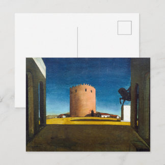 De Rode Toren | Giorgio de Chirico |  Briefkaart