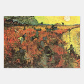 De Rode Vineyard van Vincent van Gogh Inpakpapier Vel (Voorkant 2)