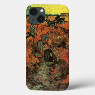 De rode wijngaard van Vincent van Gogh iPhone 13 Hoesje