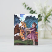 De rode Zee afdrukken scheiden Briefkaart (Staand voorkant)