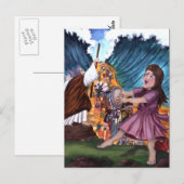 De rode Zee afdrukken scheiden Briefkaart (Voorkant / Achterkant)