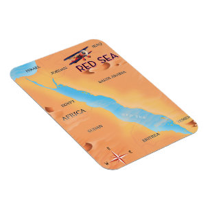 De Rode Zee Reisgids Magneet