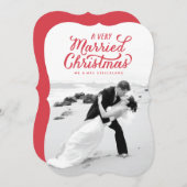 De rode zeer Gehuwde Kaart van de Foto van het Pas (Voorkant / Achterkant)