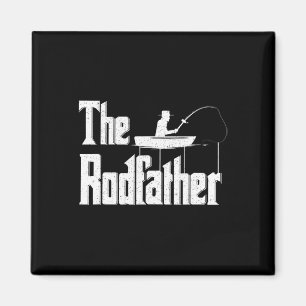 De Rodfather Funny Vist papa Gift Magneet