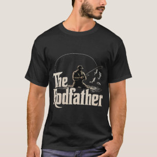 De Rodfather Grappige Visliefhebber Hengel Visser T-shirt