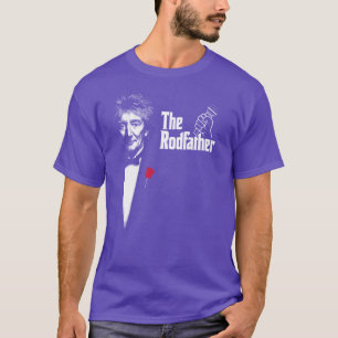 De Rodfather Rod Stewart Godfather Parodie Ontwerp T-shirt