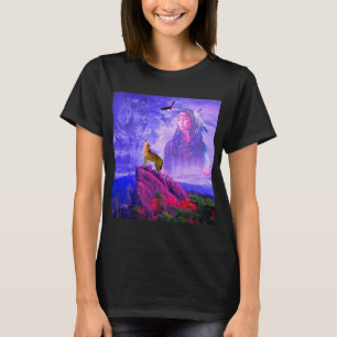 De roep van de grote Wolf Spirit T-shirt