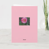 De Roerende Lelies van de Dromer van de zuster, Kaart (Achterkant)