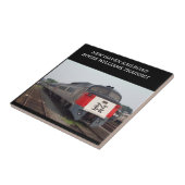 De Roger Williams Train set Tegeltje (Zijkant)