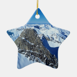 De Roggspitze St Anton Vakantiekaart Poster Foto Keramisch Ornament
