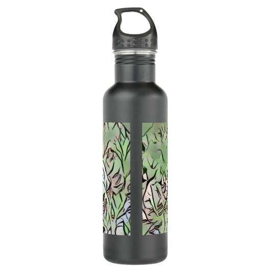 De Rogue Frog-illustratie Waterfles (Achterkant)