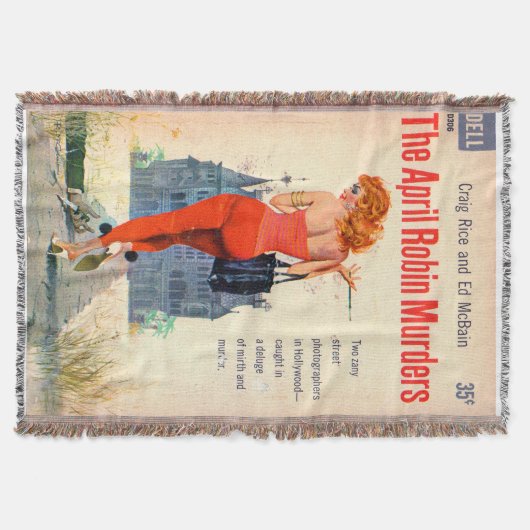 De roman van April Robin Murders heeft een nieuwe Deken (Voorkant)