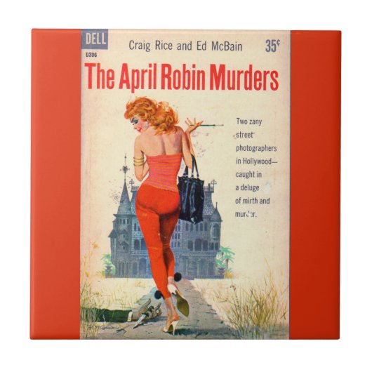 De roman van April Robin Murders heeft een nieuwe Tegeltje (Voorkant)