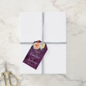 De Romance in het Collectie Bloom Wedding Cadeaulabel (Met Touw)