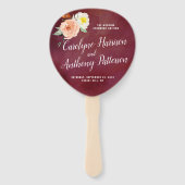 De Romance in het Collectie Bloom Wedding Handwaaier (Voorkant)