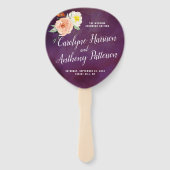 De Romance in het Collectie Bloom Wedding Handwaaier (Voorkant)