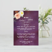 De Romance in het Collectie Bloom Wedding Menu (Staand voorkant)