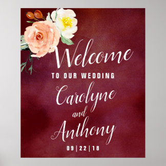 De Romance in het Collectie Bloom Wedding Poster