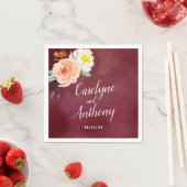 De Romance in het Collectie Bloom Wedding Servet (Insitu)