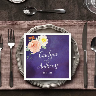 De Romance in het Collectie Bloom Wedding Servet