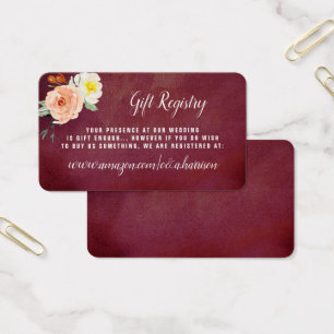 De Romance in het Collectie Bloom Wedding Visitekaartje