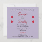 De Romance Parijs-Vintage Wedding Kaart (Achterkant)