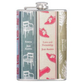 De romans van Jane Austen Heupfles (Voorkant)