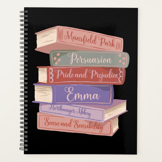 De romans van Jane Austen V Planner (Voorkant)