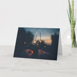 De romantische Gelukkige Kaart van Nieuwjaren