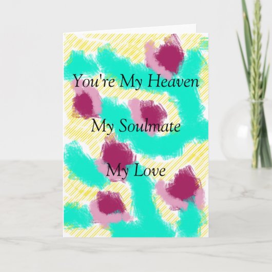 De Romantische kaart van het huwelijk (Voorkant)