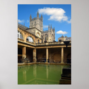 De Romeinse baden, Bath. Poster