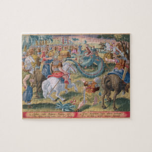 De Romeinse consul Atilius onderdrukt de Afrikaans Legpuzzel
