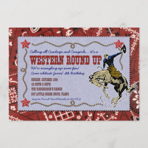 De rond invitation occidentale de partie