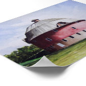 De Ronde Barn-poster Poster (Hoek)