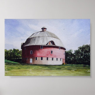 De Ronde Barn-poster Poster