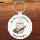 De rondetafelconferentie van de Piper van het jaar Sleutelhanger (Voorkant)