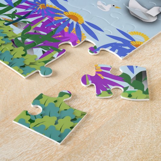 De rondleiding legpuzzel (Zijkant)