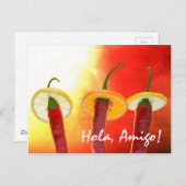 De Rood, De Heet, De Chili Briefkaart (Voorkant / Achterkant)