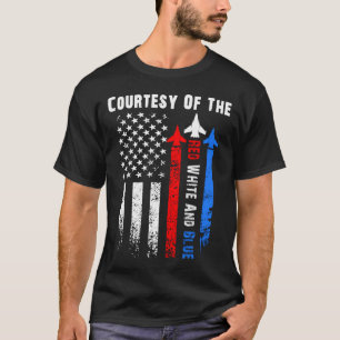 De Rood Wit En Blauw 4 Juli Patriottisch  T-shirt