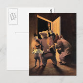 De Roosevelt Beren als de Teddy Bear detectives Briefkaart (Voorkant / Achterkant)