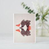De Rorschach Test Ink Blots Bord 2 Briefkaart (Staand voorkant)