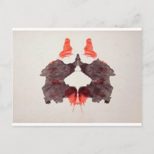 De Rorschach Test Ink Blots Bord 2 Briefkaart