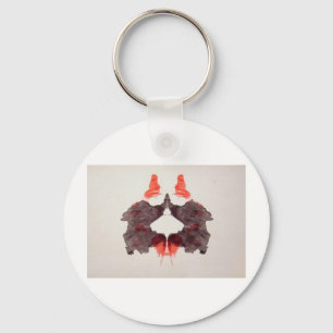 De Rorschach Test Ink Blots Bord 2 Sleutelhanger