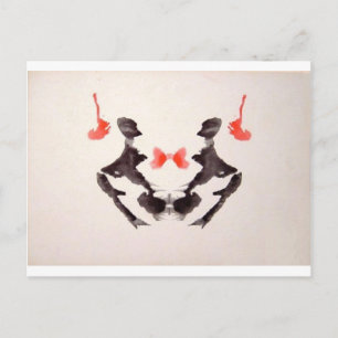 De Rorschach Test Ink Blots Bord 3 Briefkaart
