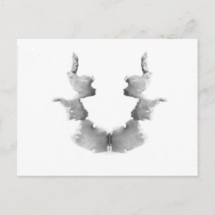 De Rorschach Test Ink Blots Bord 7 koppen Briefkaart