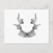 De Rorschach Test Ink Blots Bord 7 koppen Briefkaart (Voorkant)