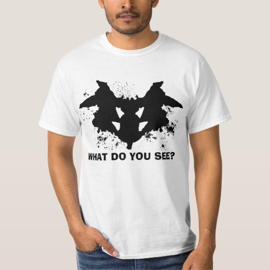 De Rorschach-test T-shirt (Voorkant)