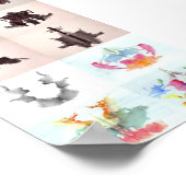 De Rorschach-testinkt blots alle 10 Borden 1-10 Poster (Hoek)