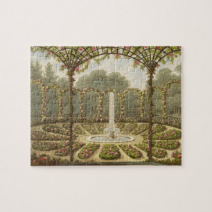 De Rosary bij Ashridge, pub. door J. Taylor, 1816  Legpuzzel